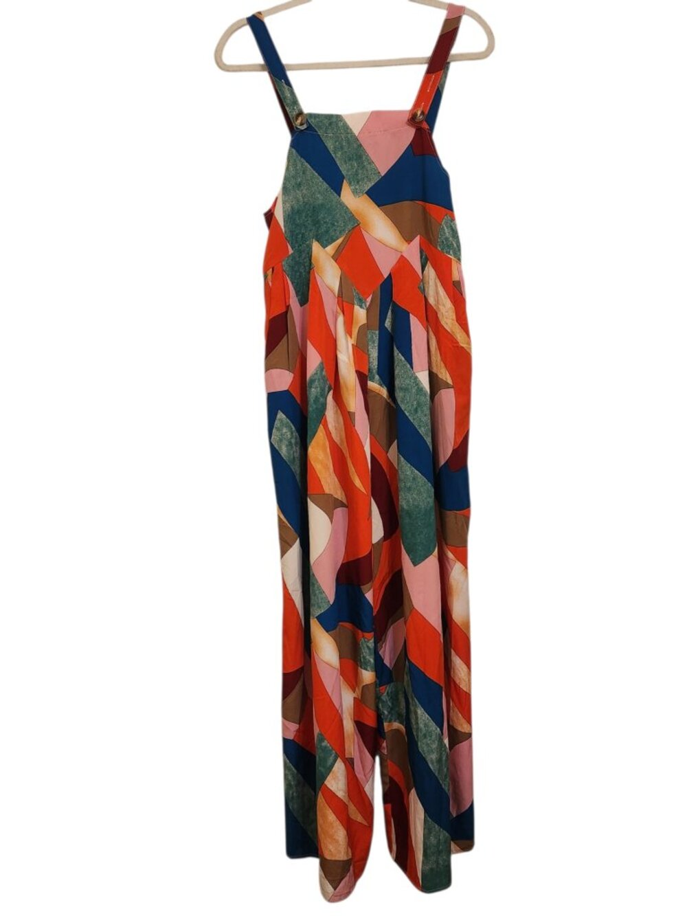 Unbranded Colorful Wide Leg Adjustable Strap Jumper